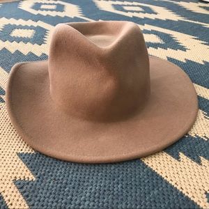 Minnetonka felt fedora outback ranger brim hat